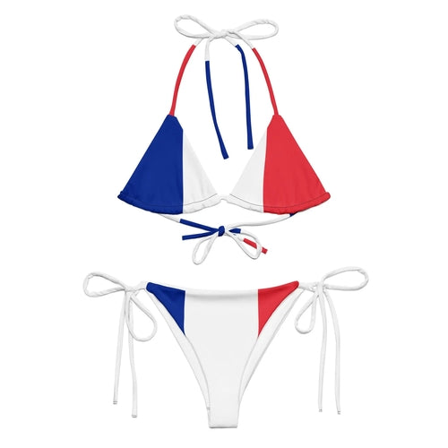 Bikini Femme – Drapeau de la France – Maillot de Bain 2 Pièces