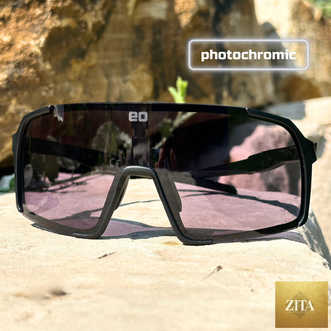 Eastern Outer Uno Mas Photochromic+ sunglasses with black frames and dark photochromic lenses for versatile sun protection.