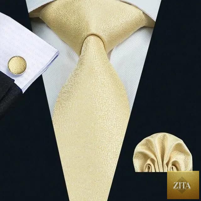 Elegant men's silk necktie set by Stevvex featuring a luxurious design, suitable for weddings, parties, and business casual attire.