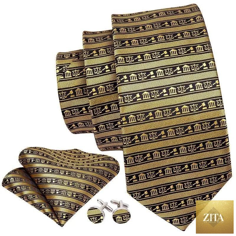 Elegant Stevvex silk men's necktie set featuring a stylish design, perfect for weddings, parties, and business casual attire.