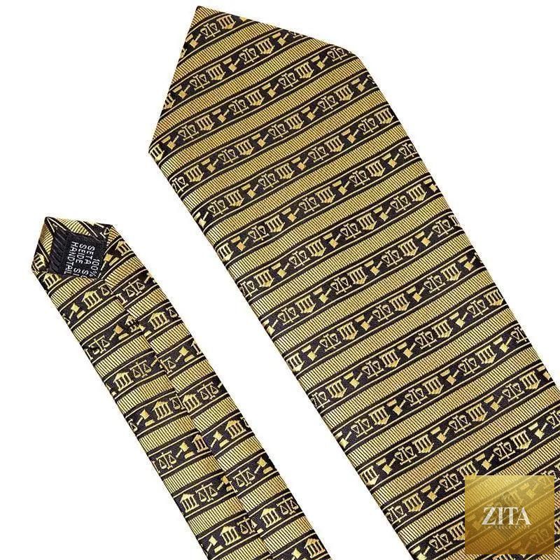 Elegant men's silk necktie set by Stevvex featuring a stylish design, perfect for weddings, parties, and business casual wear.