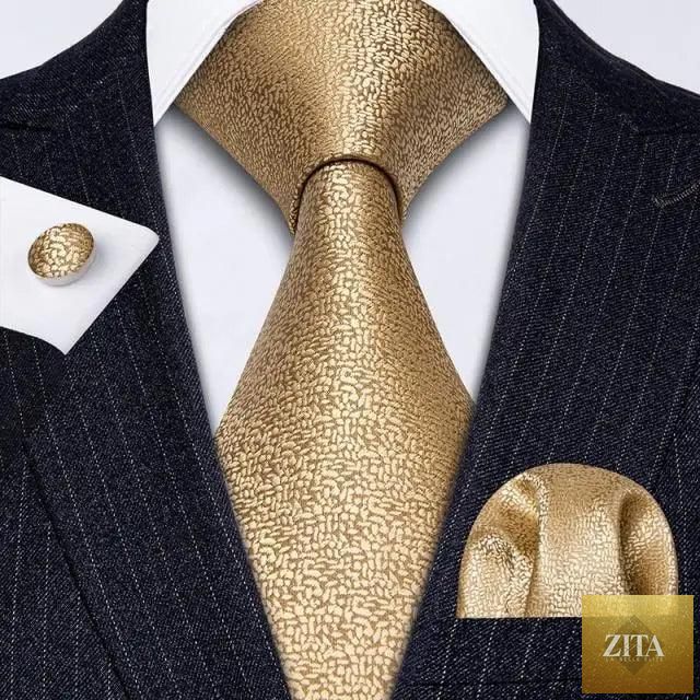 Stevvex luxury silk men's necktie set featuring elegant design, suitable for wedding, party, and business casual attire.