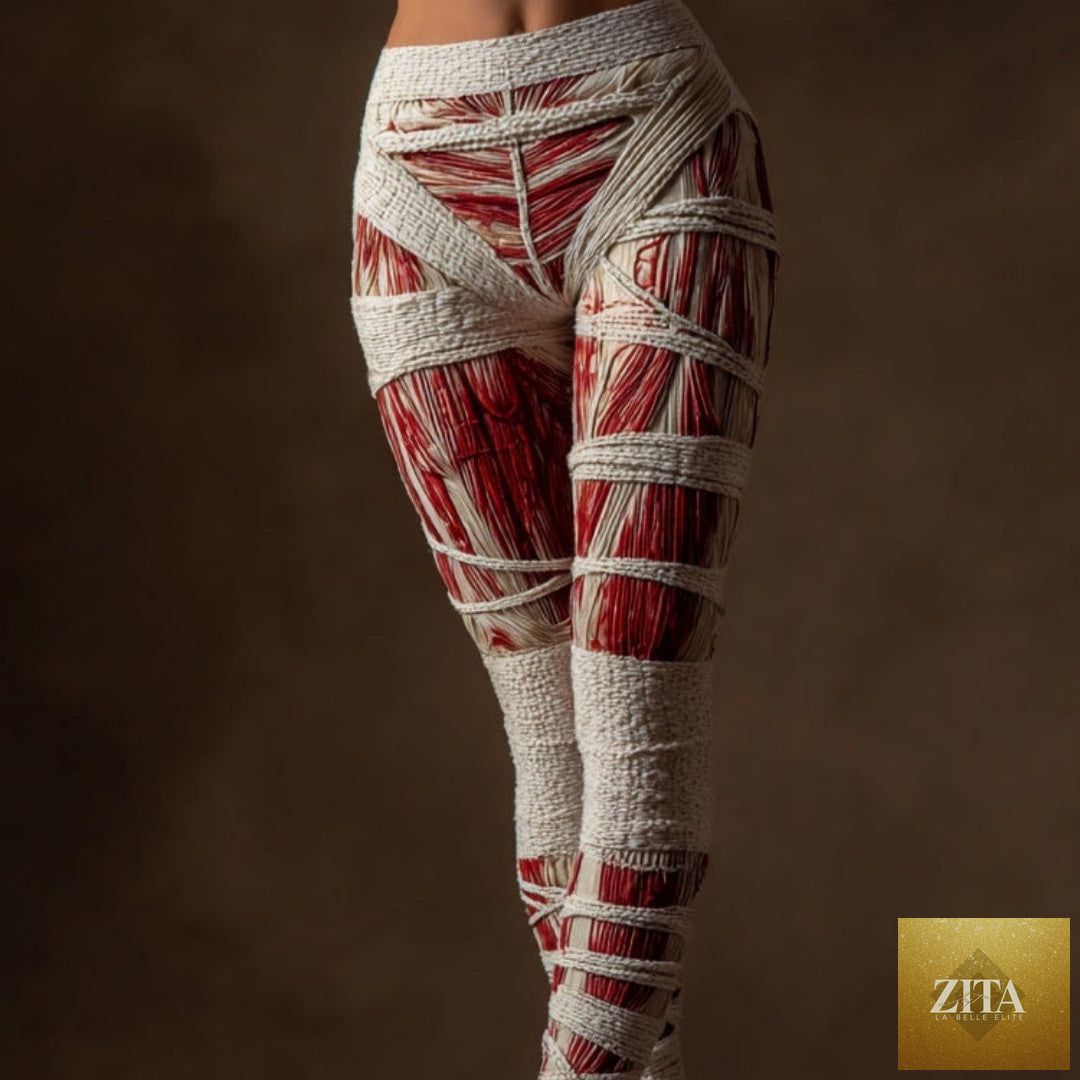 Women's loose-fitting casual pants with 3D-printed design, stylish and comfortable, shown in a relaxed fit with intricate patterns.