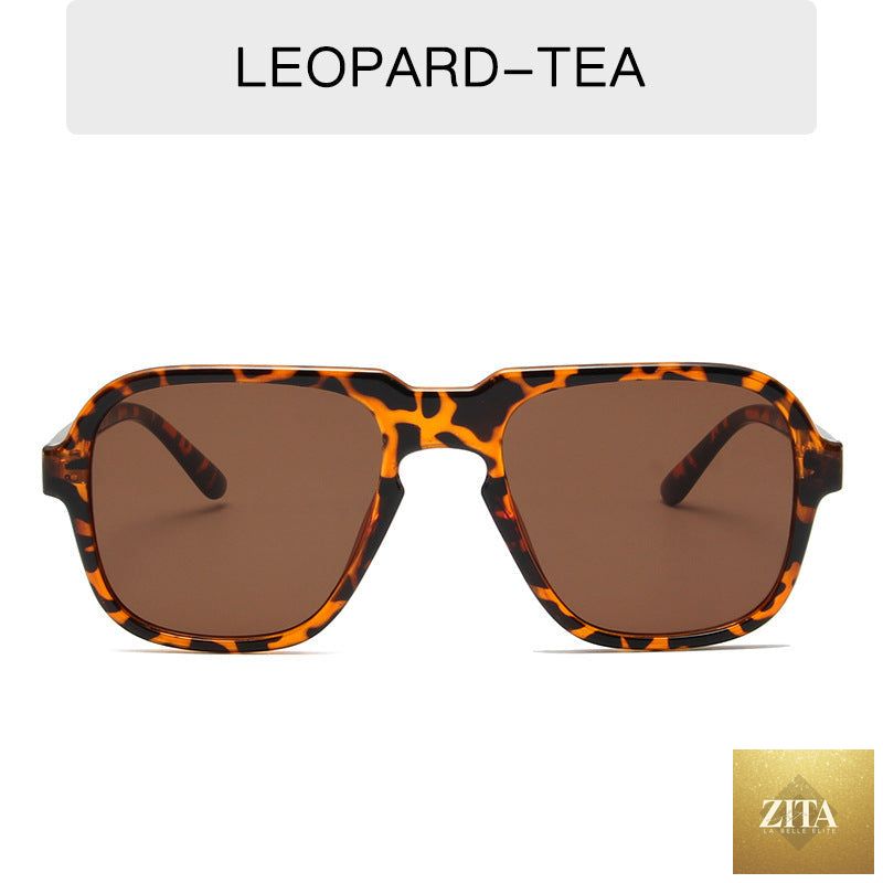 Vintage large rim sunglasses by FitiqueFit, stylish driving and fashion shades with oversized frames and tinted lenses.