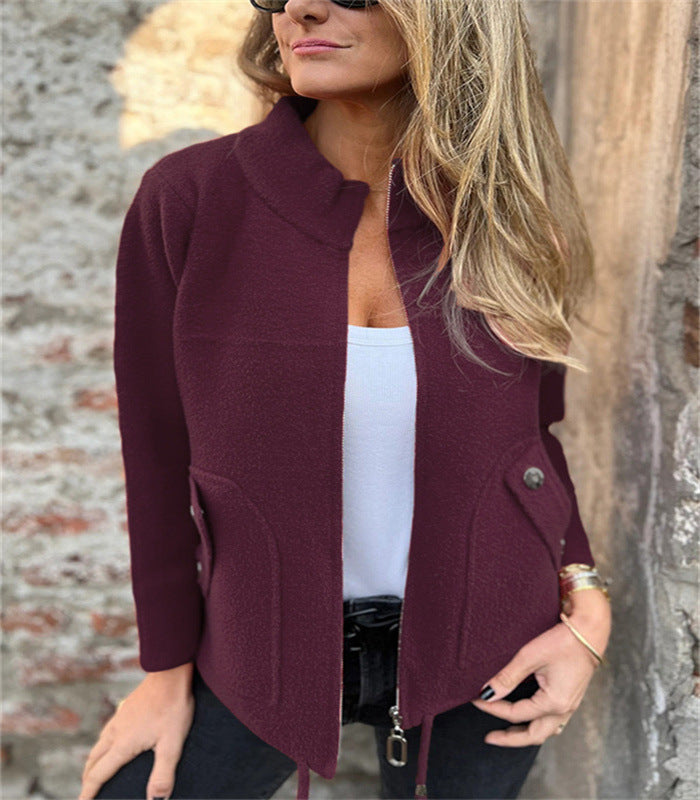 Women's professional blazer suit with lapel jacket in multiple colors, featuring tailored fit and stylish design by Social Buzz eSIMs.