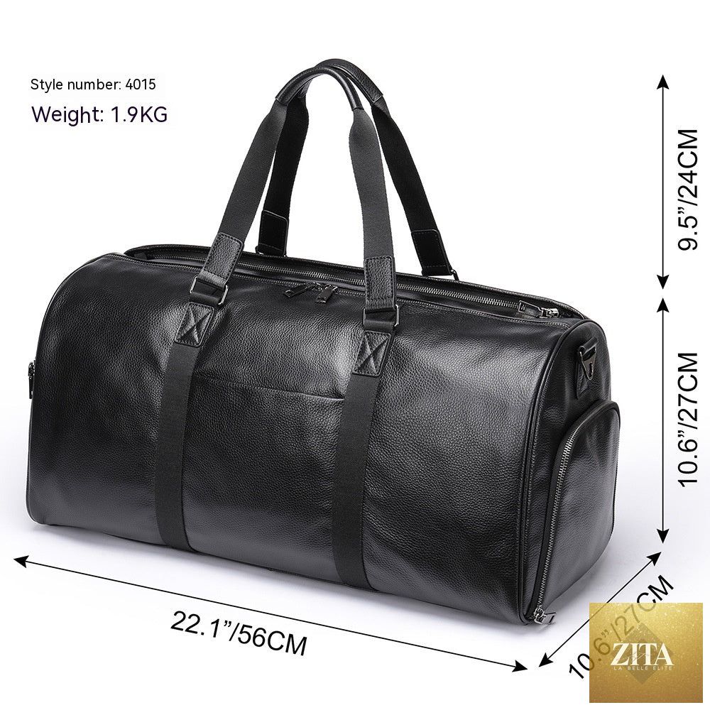 Large capacity men's travel bag by Social Buzz eSIMs, multifunctional outdoor travel bag with multiple compartments and durable design.