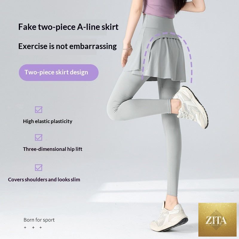 High-waisted women's yoga pants with butt-lifting effect, featuring stretchy fabric and a fitted design for activewear.