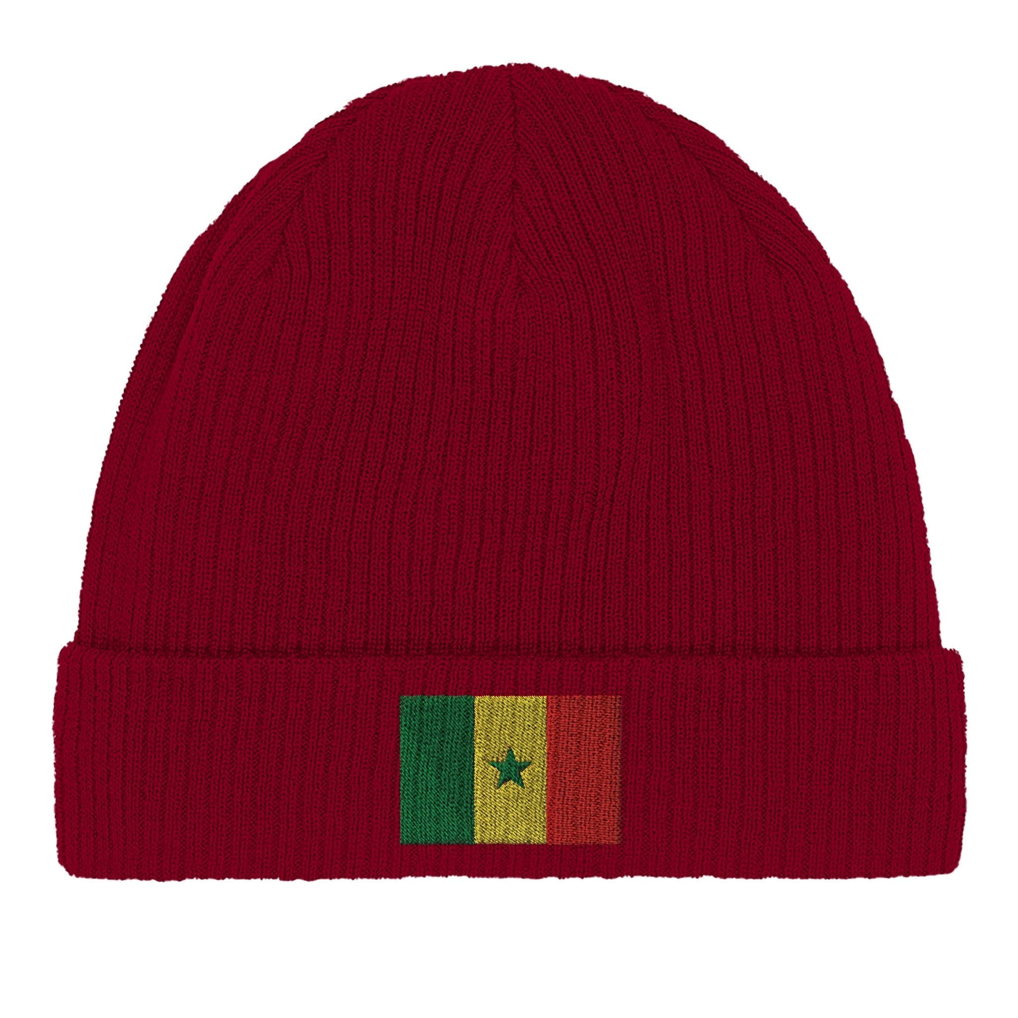 Bonnet en coton Drapeau du Sénégal Amethyst Clover