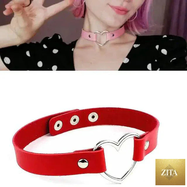 Mandotos chic leather collar with stylish design, showcasing smooth leather and metal buckle for pet fashion accessory.