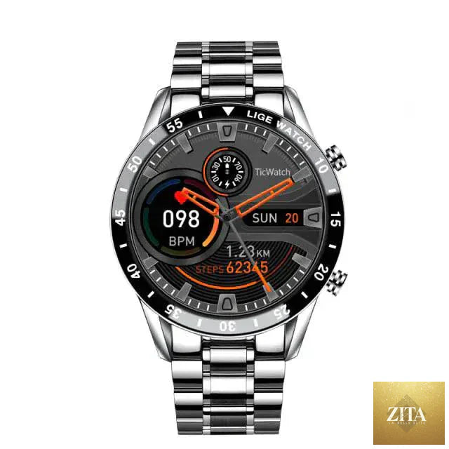 Mandotos Circle Elite waterproof smart watch with round display and fitness tracking features.