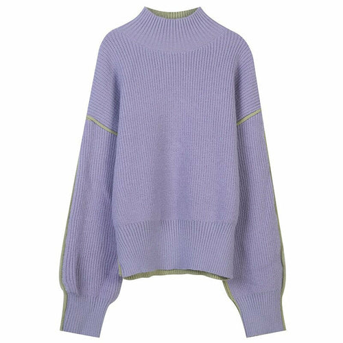 Cold Winter Women Knitted Turtleneck Thicken Sweaters Casual Basic Yellow Angel