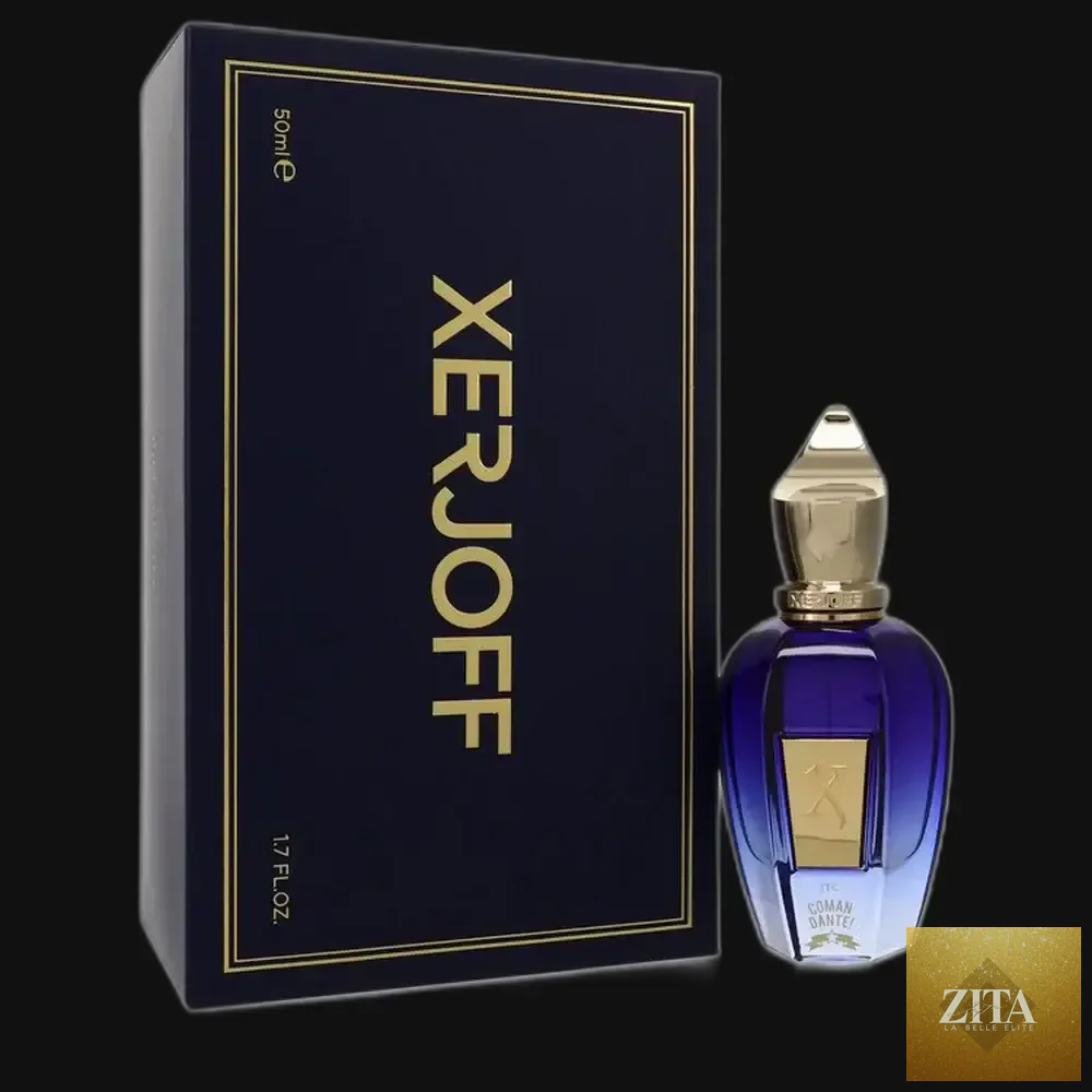 Comandante by Xerjoff unisex perfume bottle, 1.7 oz eau de parfum spray with elegant packaging and sophisticated design.