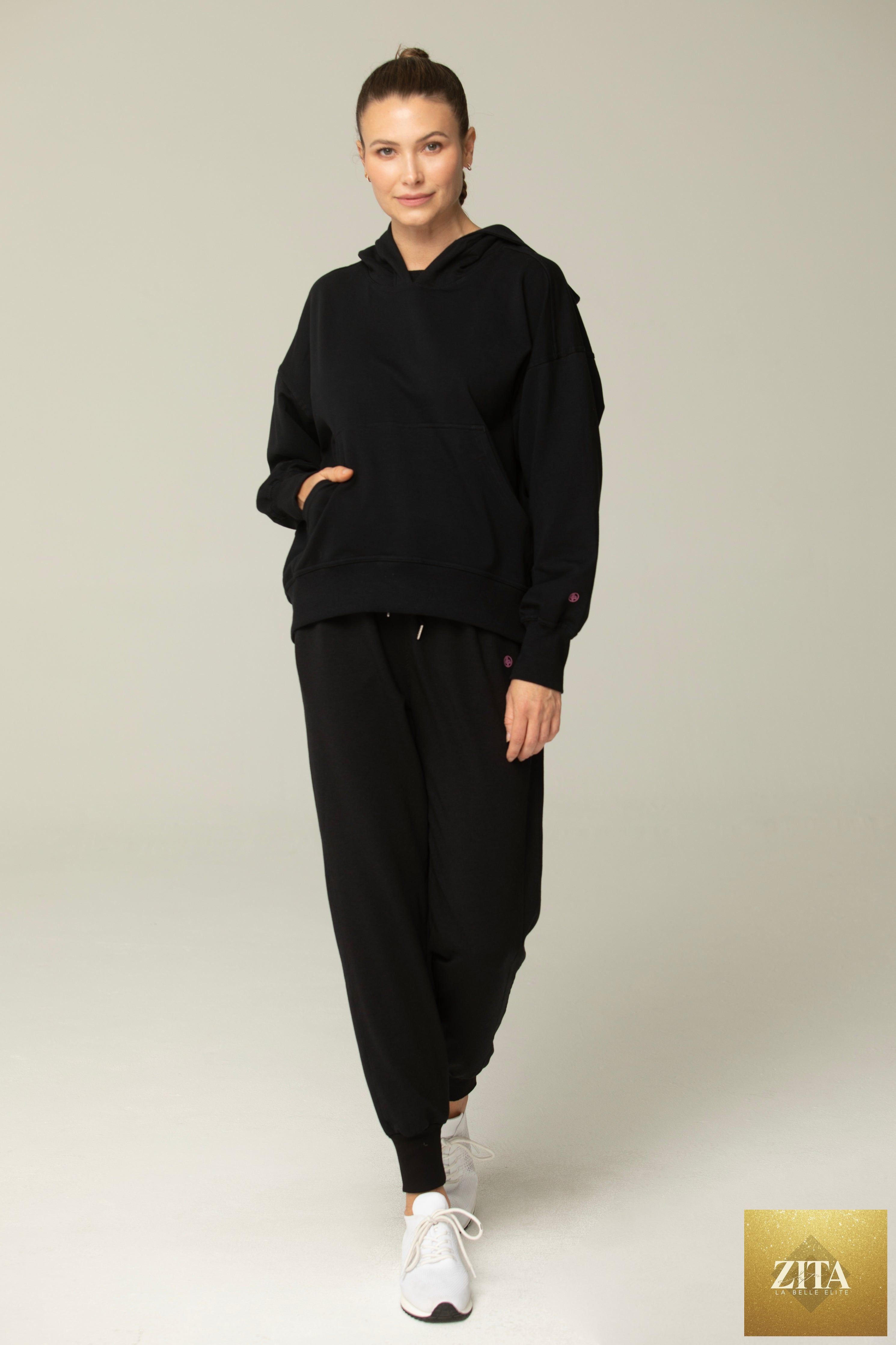 Luna Relaxed Fit Jogger Pants – Everyday Women’s Lounge & Athleisure Wear | Black