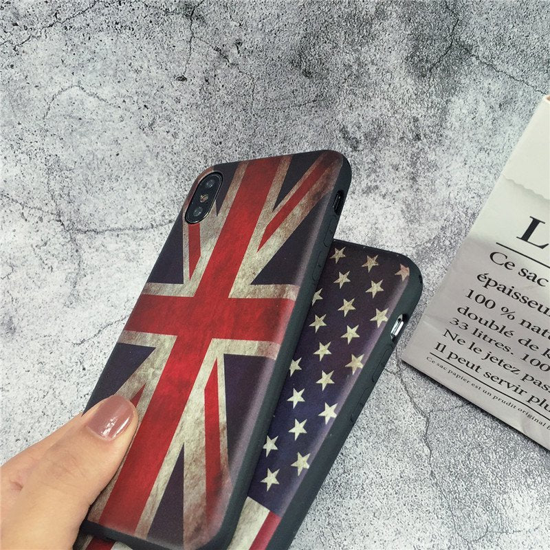 Vintage American Flag iPhone Case