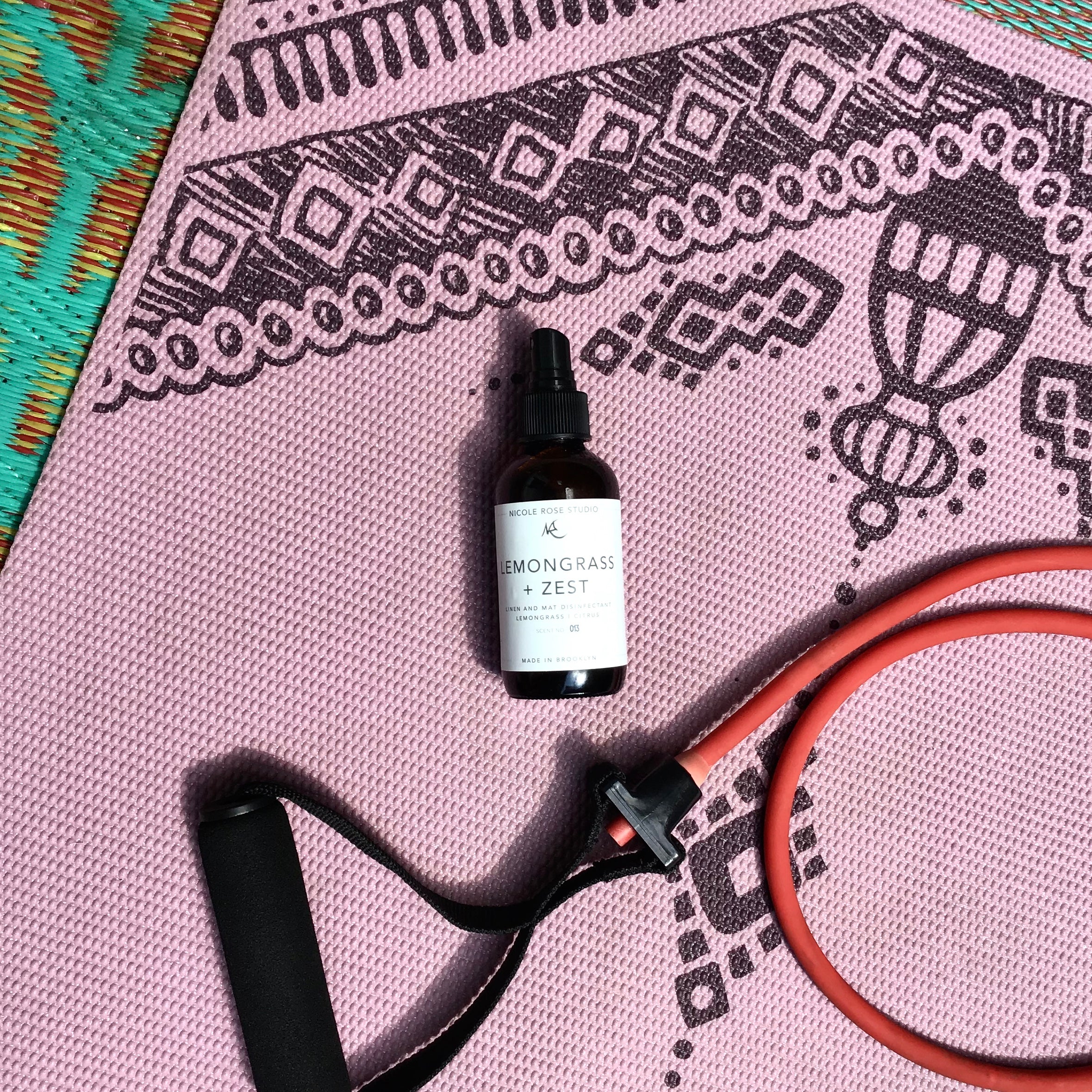 Lemongrass + Zest Organic Essential Oil Disinfectant Spray Indigo Poseidon