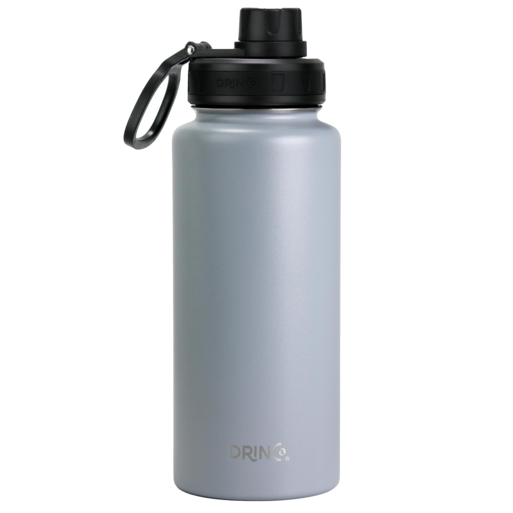 DRINCO® 32oz Stainless Steel Water Bottle - Asphalt Gray Orchid Lavender