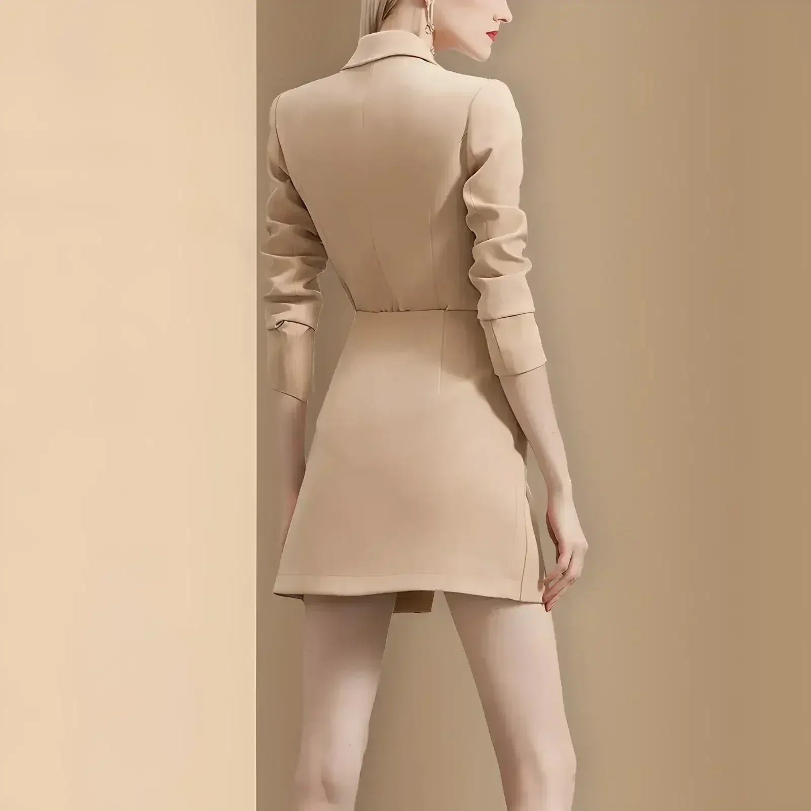 Femstylo OL Office Lady Suit Royal Edge Haute Edition 25 skirt and blazer set displayed on a model, professional office attire.