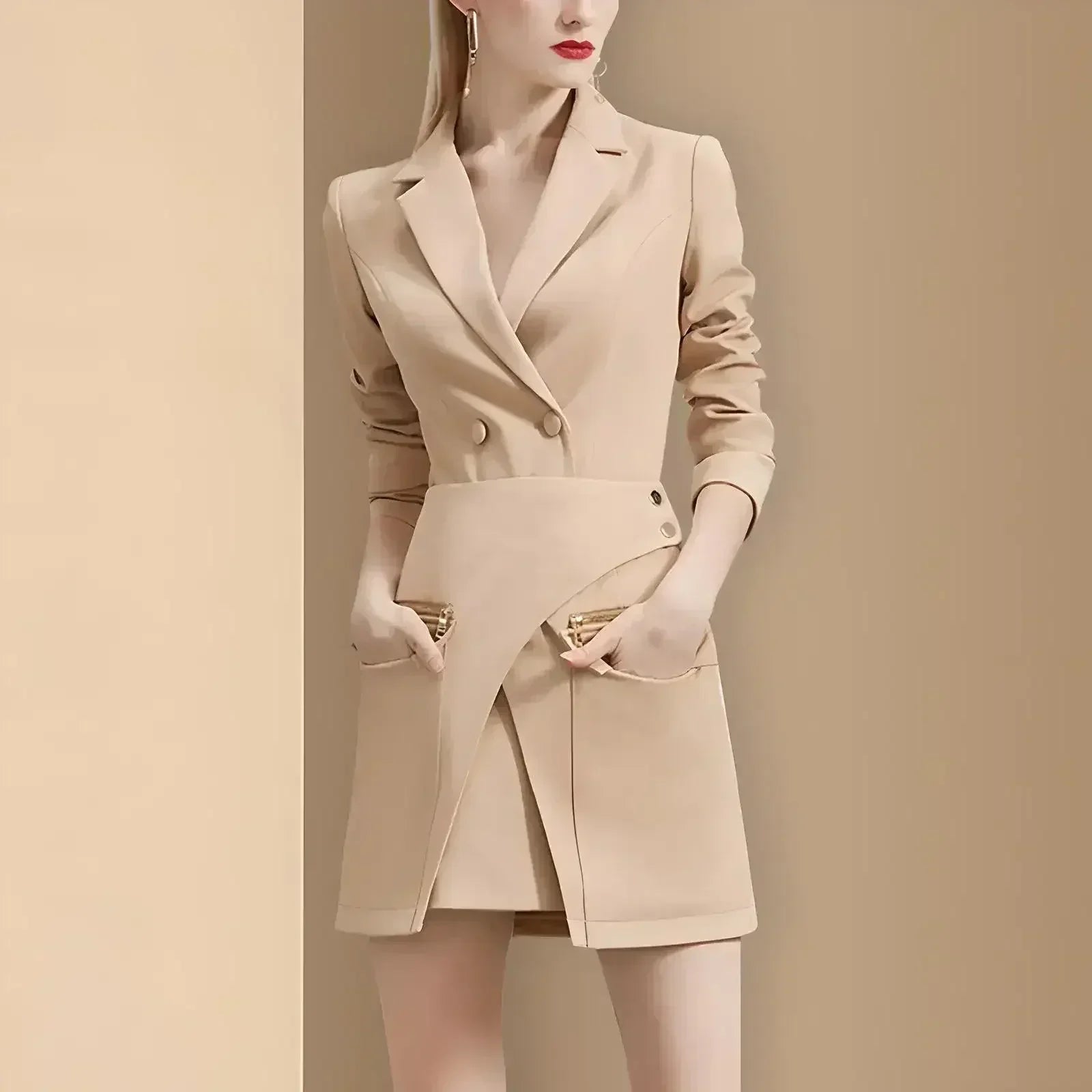 Femstylo OL Office Lady Suit Royal Edge Haute Edition 25 skirt and blazer set, professional matching business outfit for women.