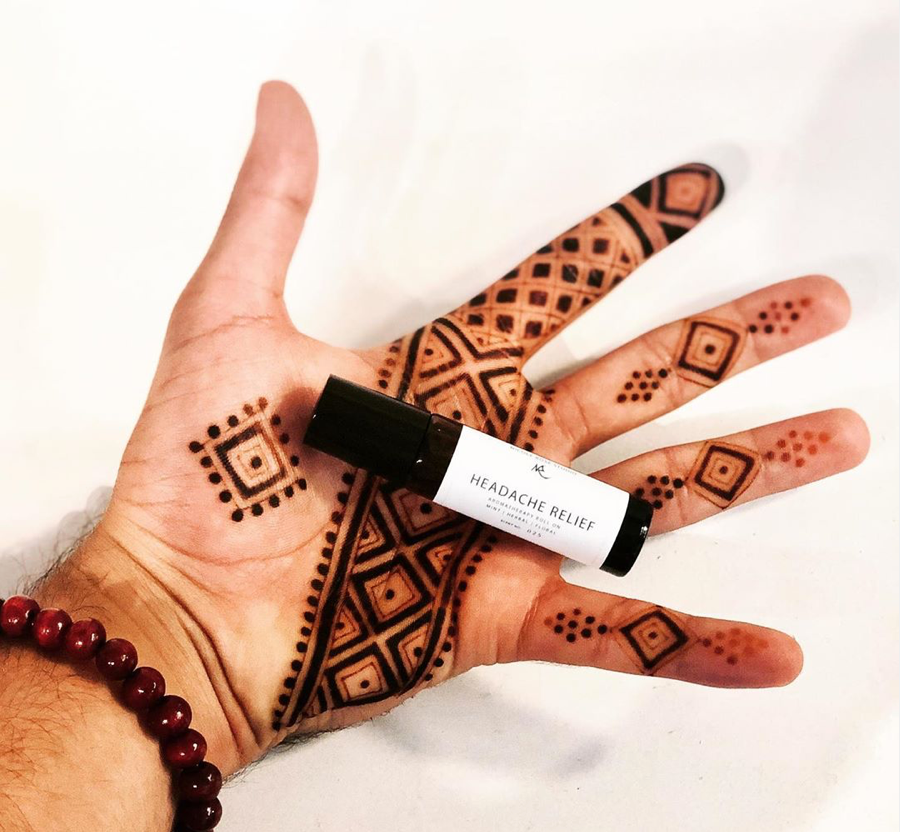 Headache Relief Essential Oil Roll On Indigo Poseidon