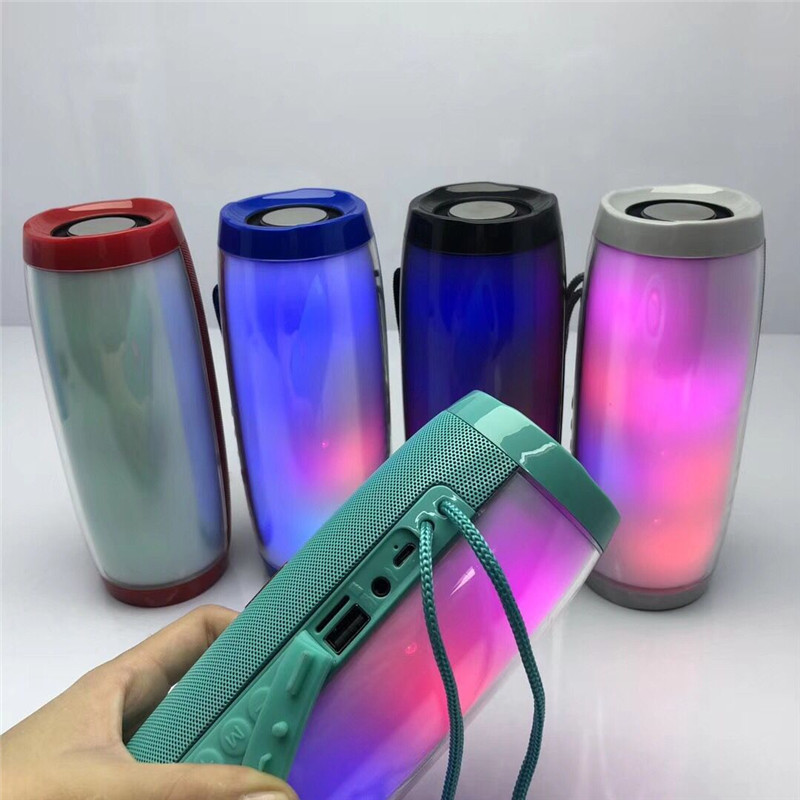 Wireless Portable Bluetooth Stereo Speaker with LED Light Teal Simba