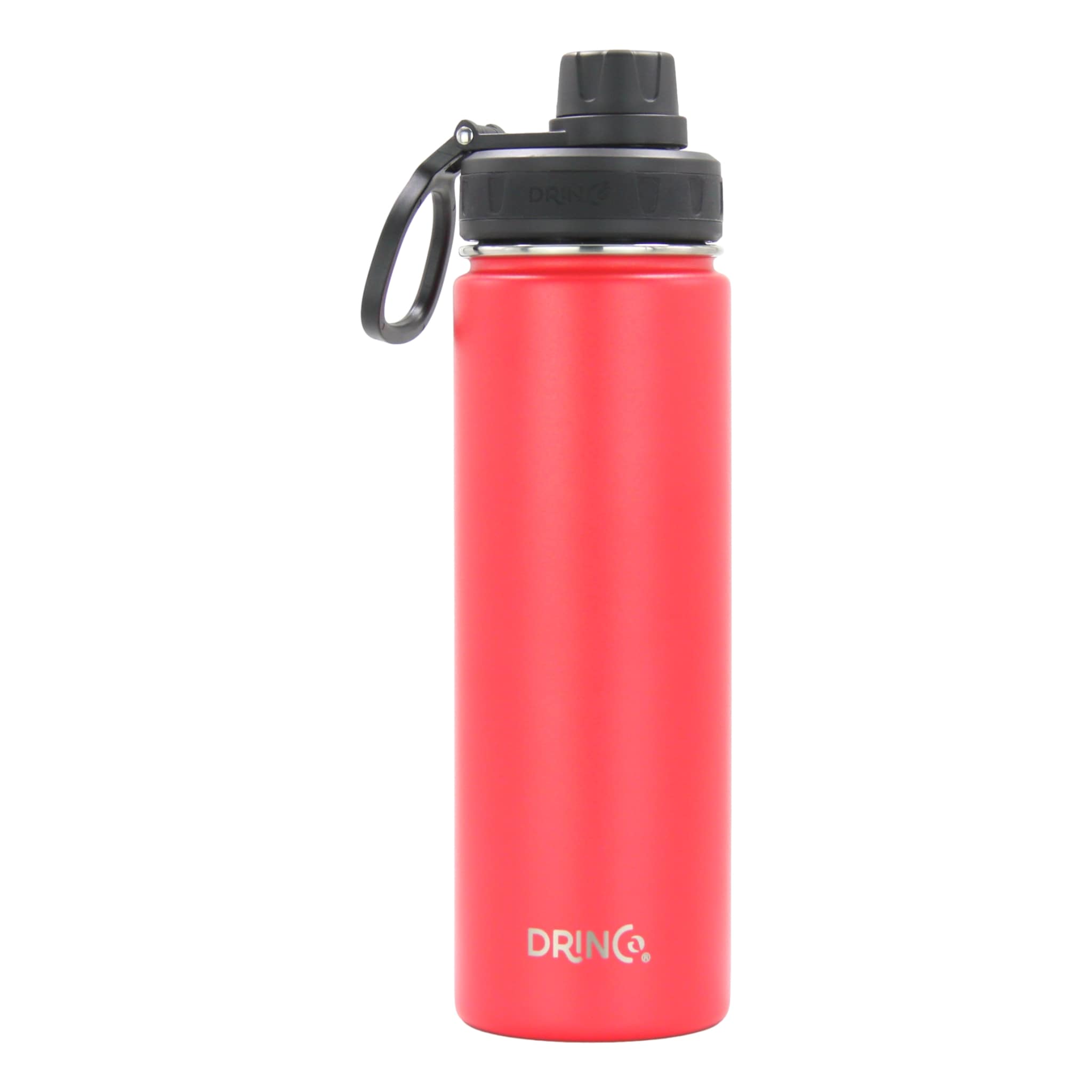 DRINCO® 22oz Stainless Steel Sport Water Bottle - Barn Red Orchid Lavender