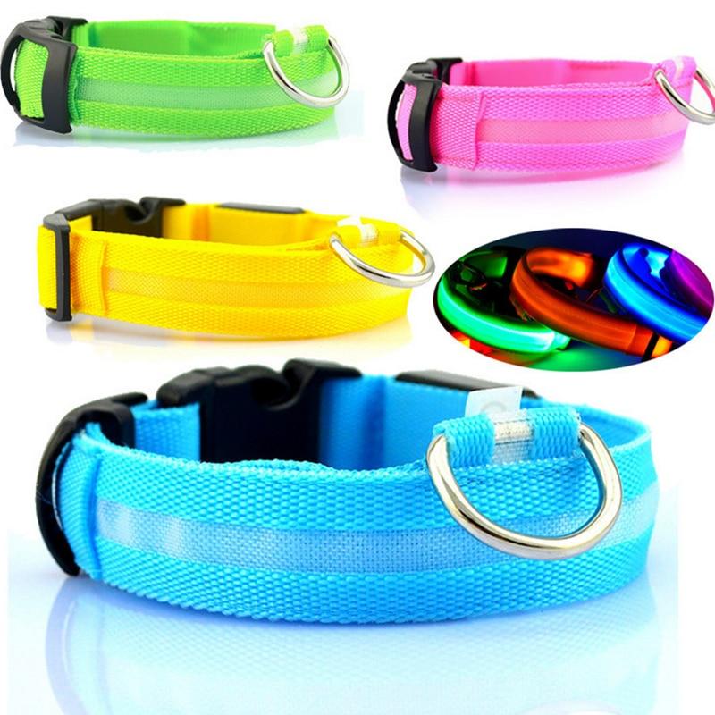 USB RECHARGEABLE LED PET DOG COLLAR Teal Zeus