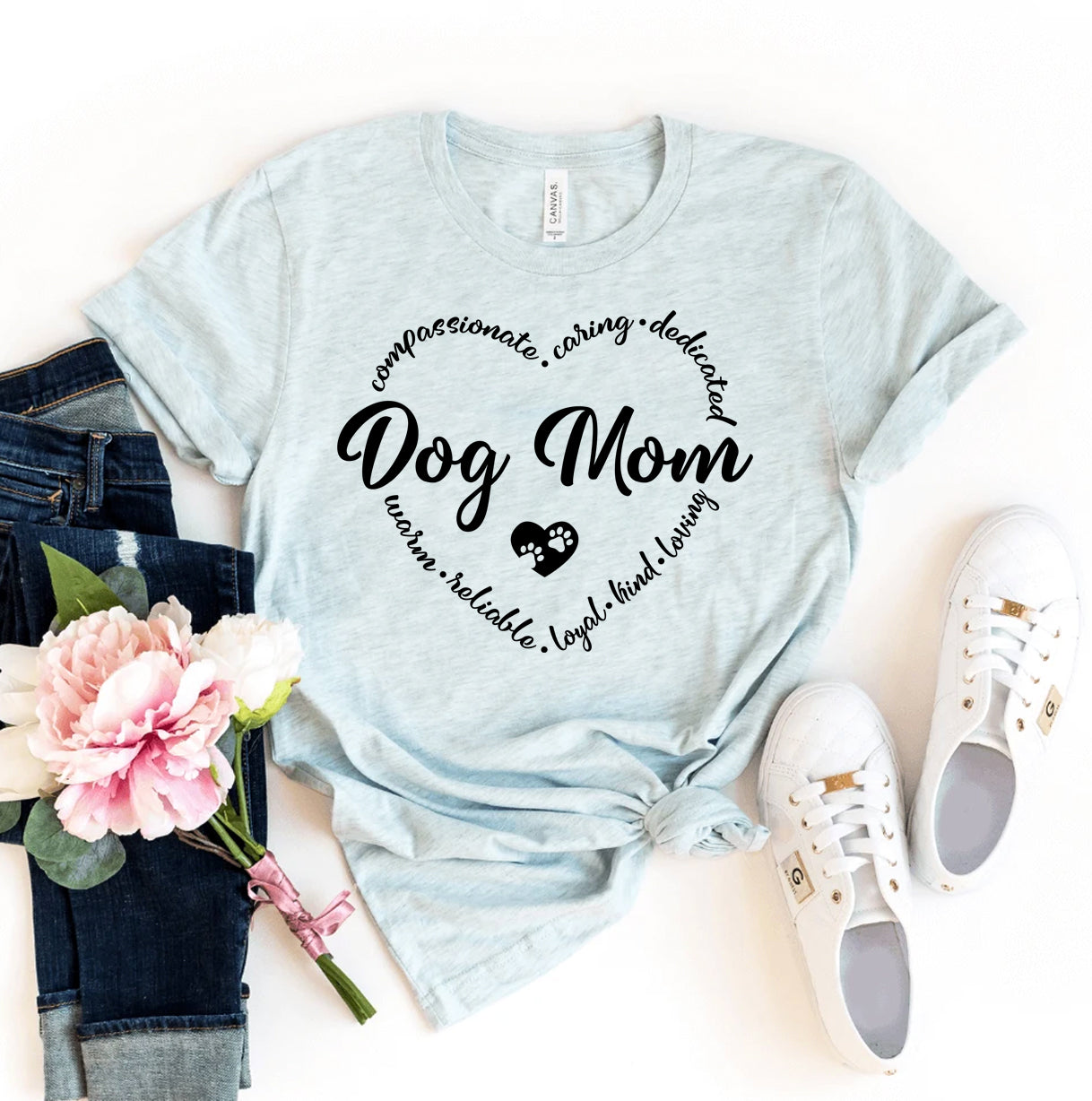 Dog Mom T-shirt Agate