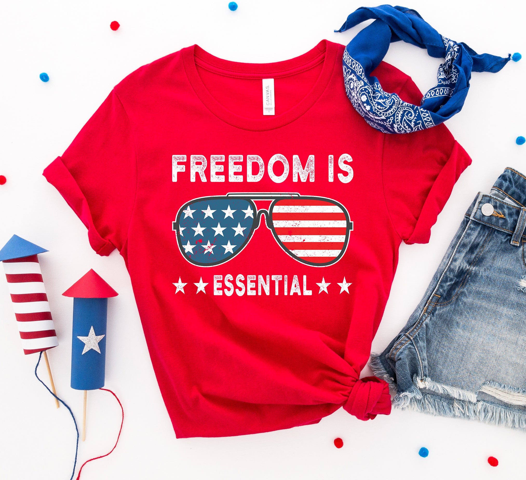 Freedom is essential T-shirt Agate