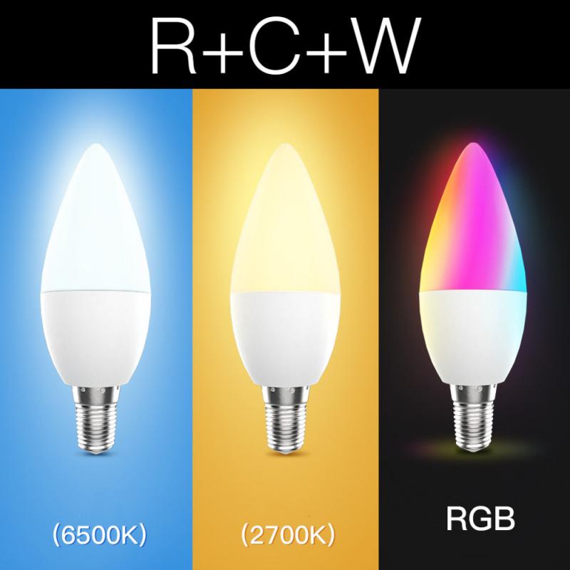 Tuya Smart Bulb WiFi Dual Mode E12 Port Alexa Voice Control RGB Teal Simba