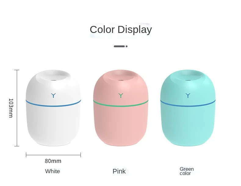 Portable Ultrasonic Humidifier USB Aroma Essential Oil Diffuser LED Sky Pandion