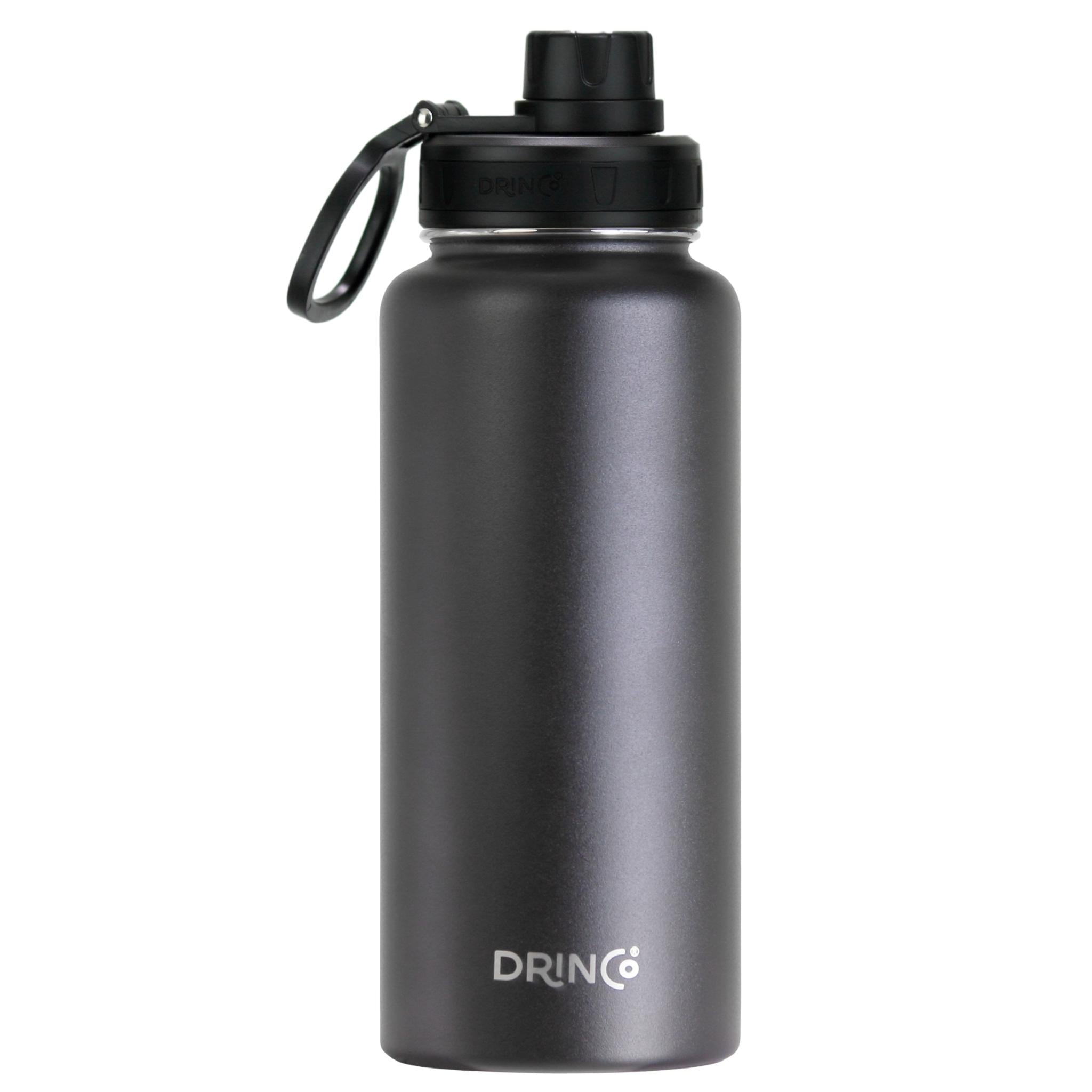 DRINCO® 32oz Stainless Steel Water Bottle - Black Orchid Lavender