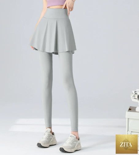 Women's high-waisted yoga pants with butt-lifting effect, featuring a snug fit and stretchy fabric for activewear by My Store.