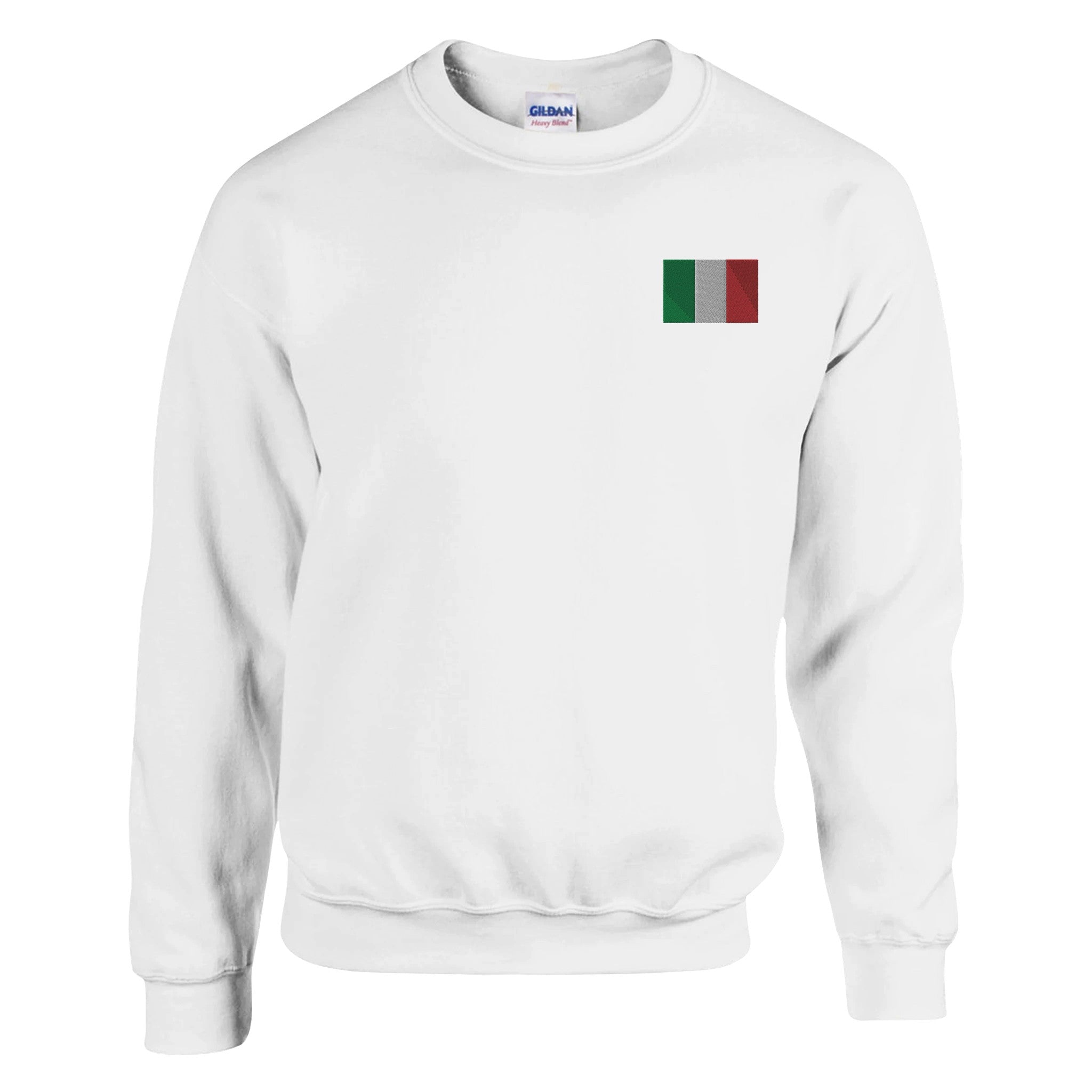 Sweat-shirt Drapeau de l'Italie en broderie Amethyst Clover