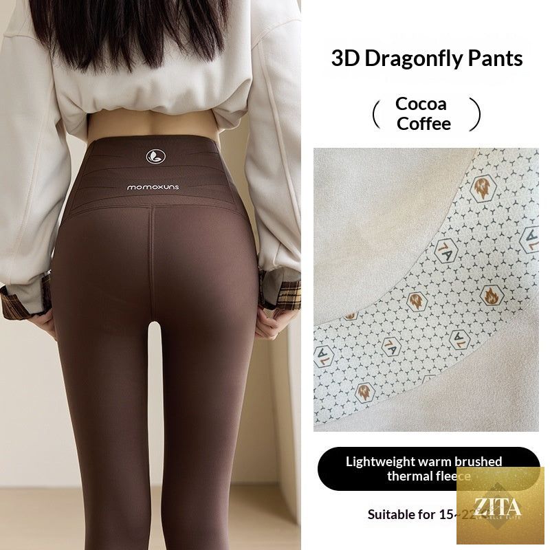 Women’s shark print leggings from My Store, thin outerwear suitable for spring and fall, featuring a comfortable stretch fit.
