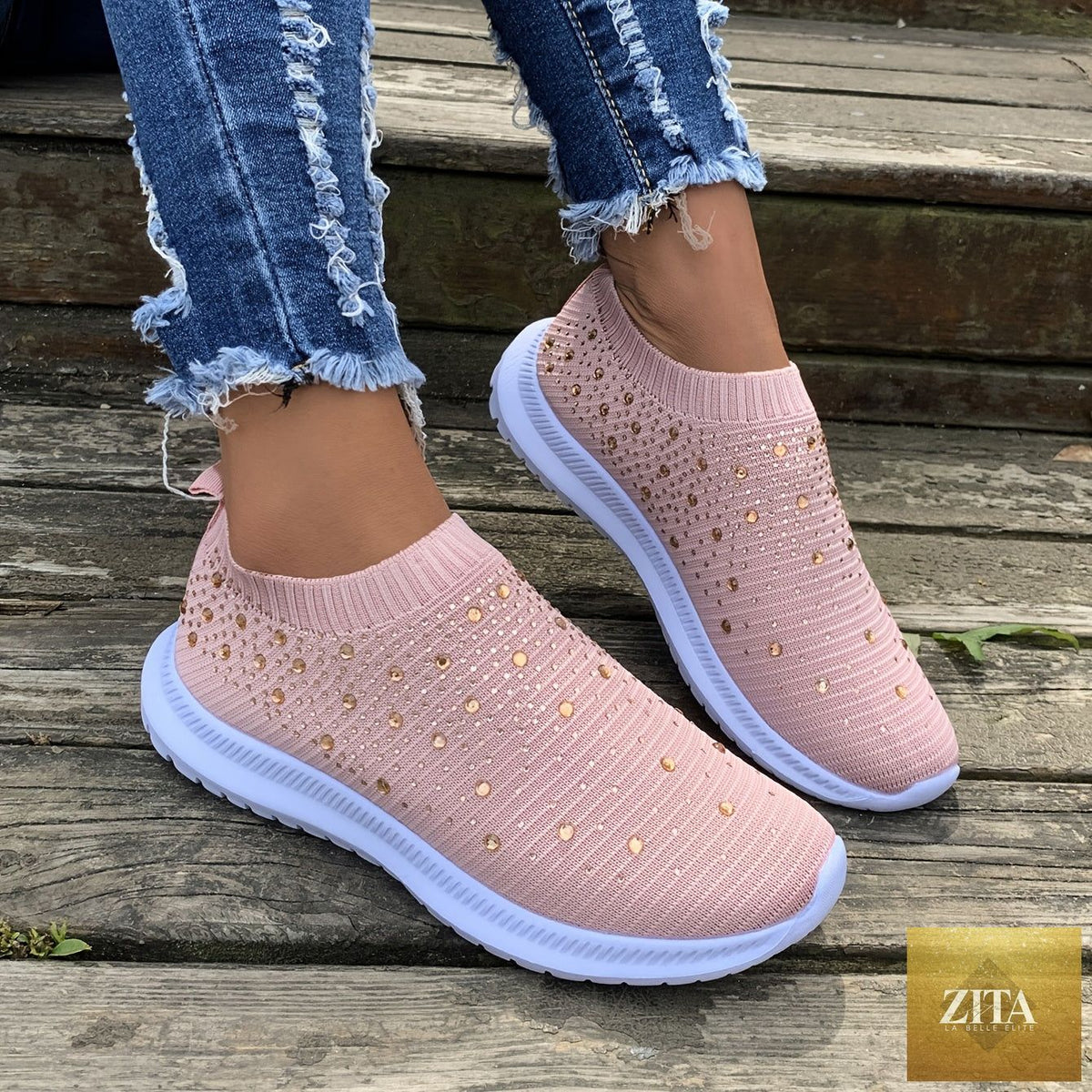 Women's color block mesh platform sneakers with breathable design and sporty style from Trendy Attic Store01.