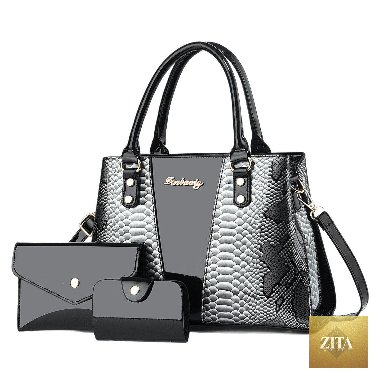 Large trendy shoulder crossbody tote bag by Social Buzz eSIMs with spacious design and stylish appearance.