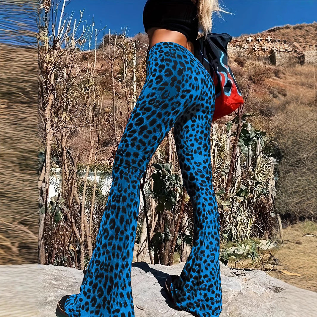 Women’s printed sexy yoga pants with vibrant floral pattern, made for comfortable activewear and stylish workouts.
