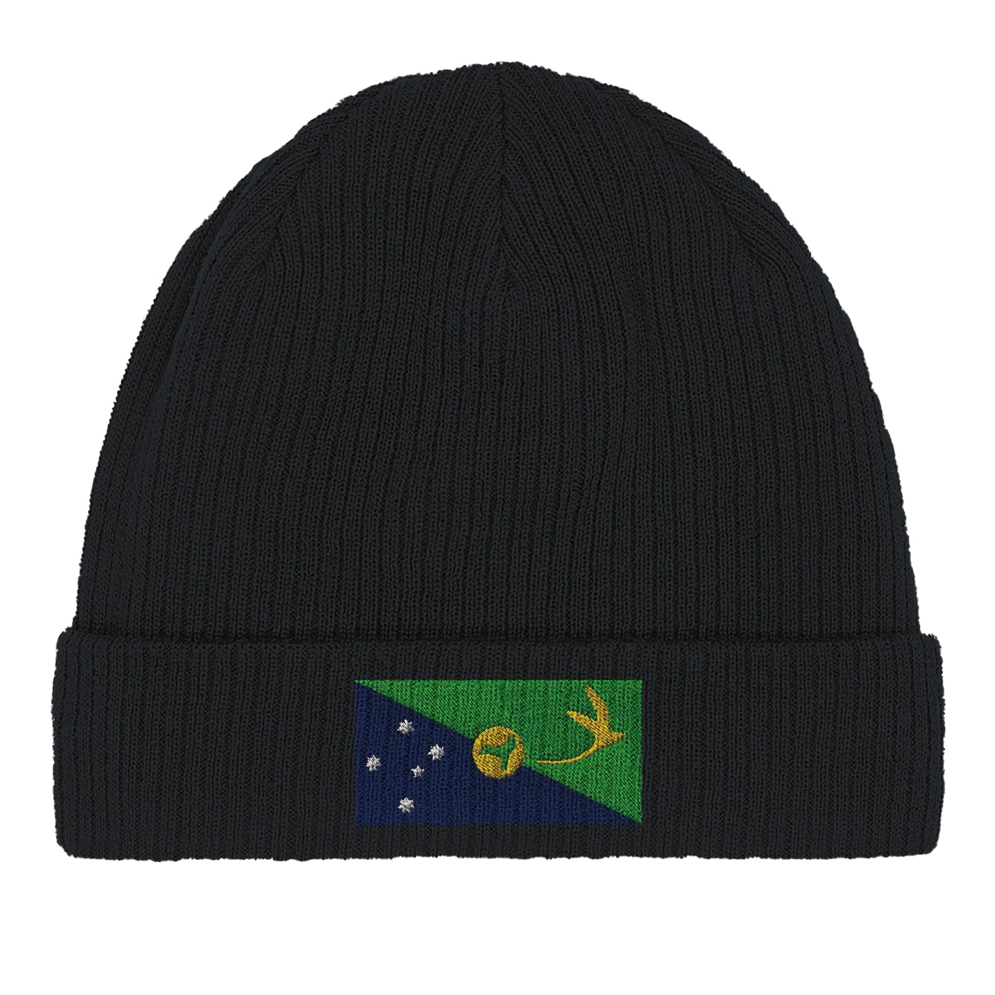 Bonnet en coton Drapeau de l'île Christmas Amethyst Clover