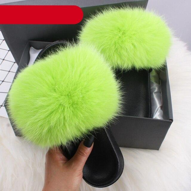 Stevvex women's indoor fur slippers with open toe, plush fluffy fur, slip-on design, soft slippers for cozy indoor wear.