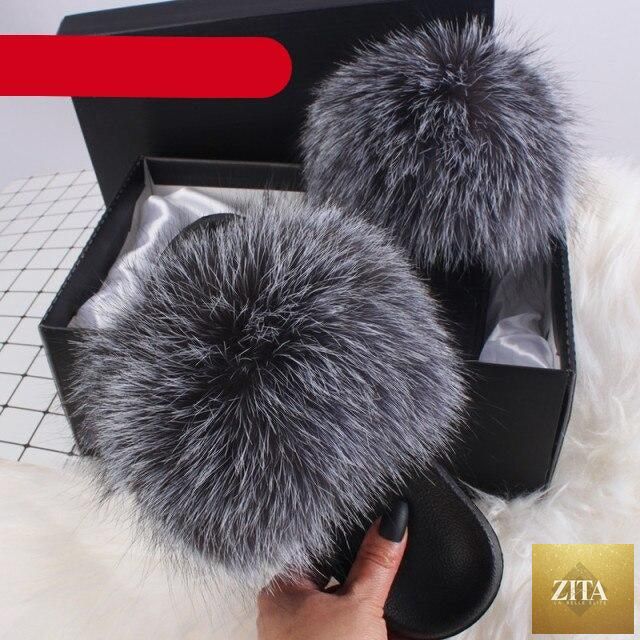 Elegant Stevvex indoor fur summer flat sandals with open toe, plush fluffy fur, and slip-on design for women.