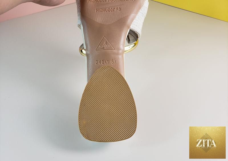 Stevvex elegant low heel women's summer slippers with pointed toes, slip-on loafers, backless design, ideal for office and casual wear.