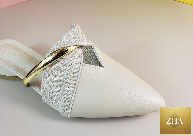 Stevvex elegant low heel women's summer slip-on loafers with pointed toes, backless design, and comfortable slide style.