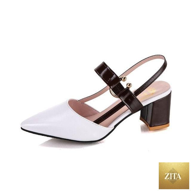 Stevvex women's summer office sandals with pointed toe, slip-on closed-toe flats, low heels, and mule style for a chic look.