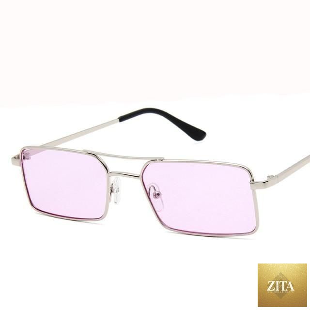 Black square sunglasses for women and men, luxury metal frame, lightweight retro design, outdoor eyewear by Stevvex.