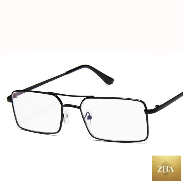 Stevvex black square sunglasses with high-quality metal frames, lightweight design, suitable for women and men, outdoor and retro style.