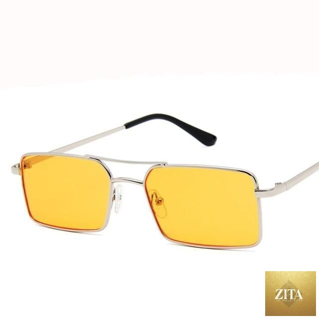 Black Stevvex square sunglasses for women and men, lightweight metal frame, retro design, outdoor suitable, luxury eyewear.