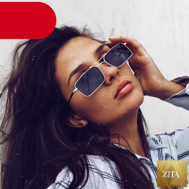Black square sunglasses for women and men by Stevvex, featuring high-quality metal frames and a lightweight, retro design.