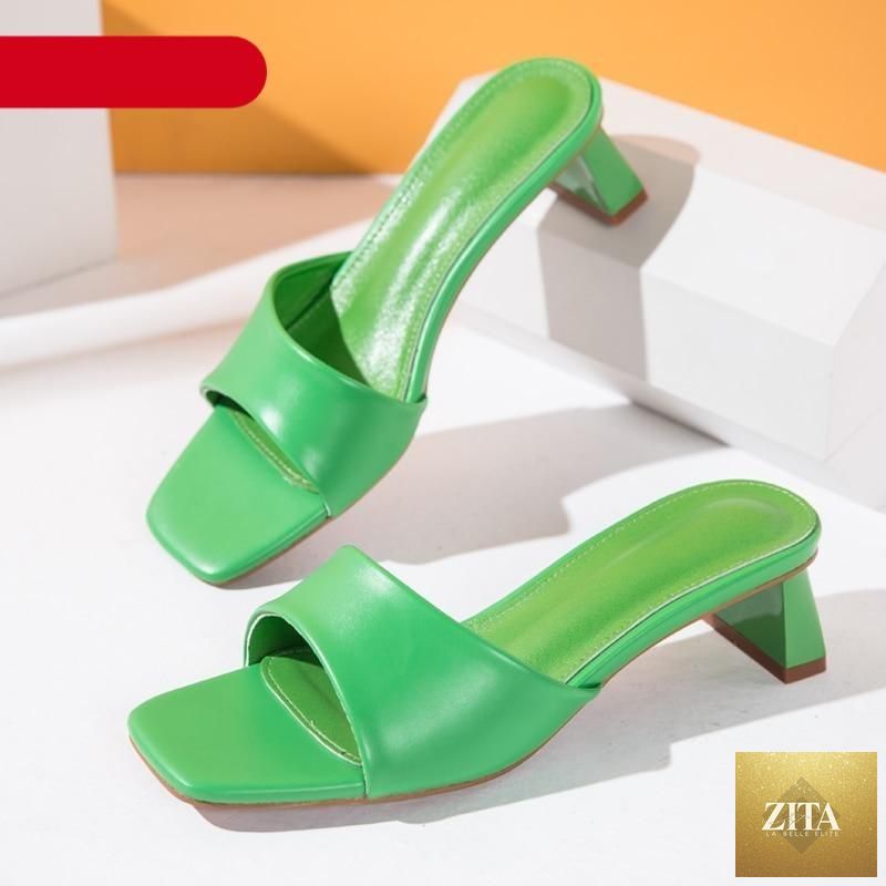 Stevvex women's summer beach flip flops with open toe, low heel, square toe, casual flat sandals for outdoor and beach wear.