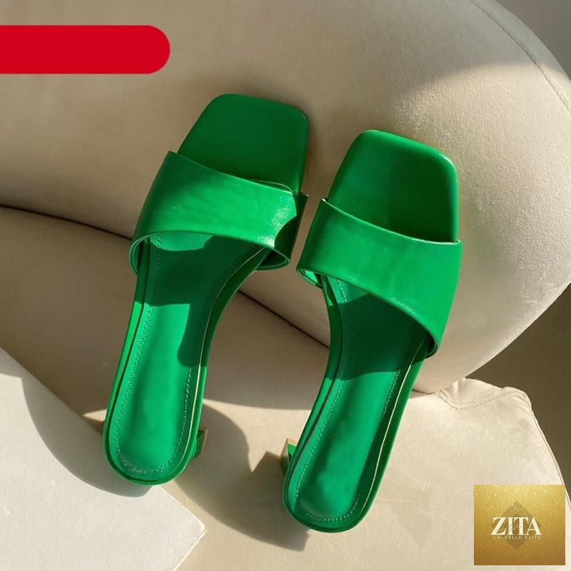 Stevvex women's summer beach flip flops with open toe, flat casual low heel, square toe, perfect for outdoor and beach wear.