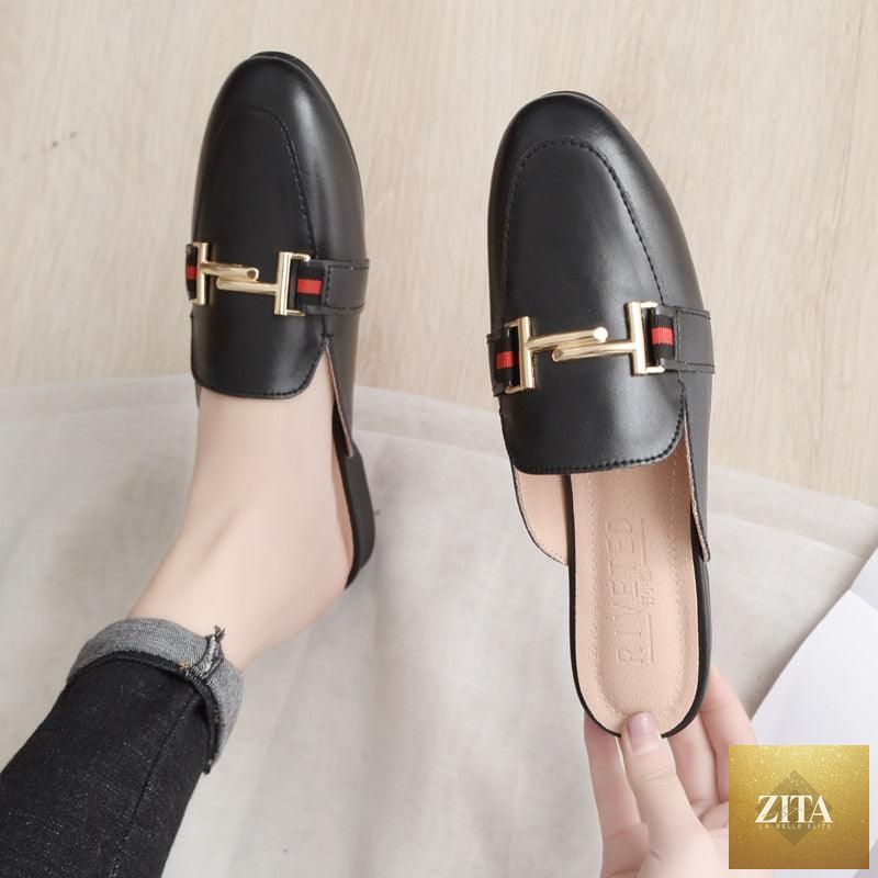 Stevvex women's outdoor platform slippers with square toe, slip-on mules, and comfortable pointed design, ideal for casual wear.